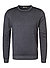 Pullover, Schurwolle, graublau - tiefseeblau
