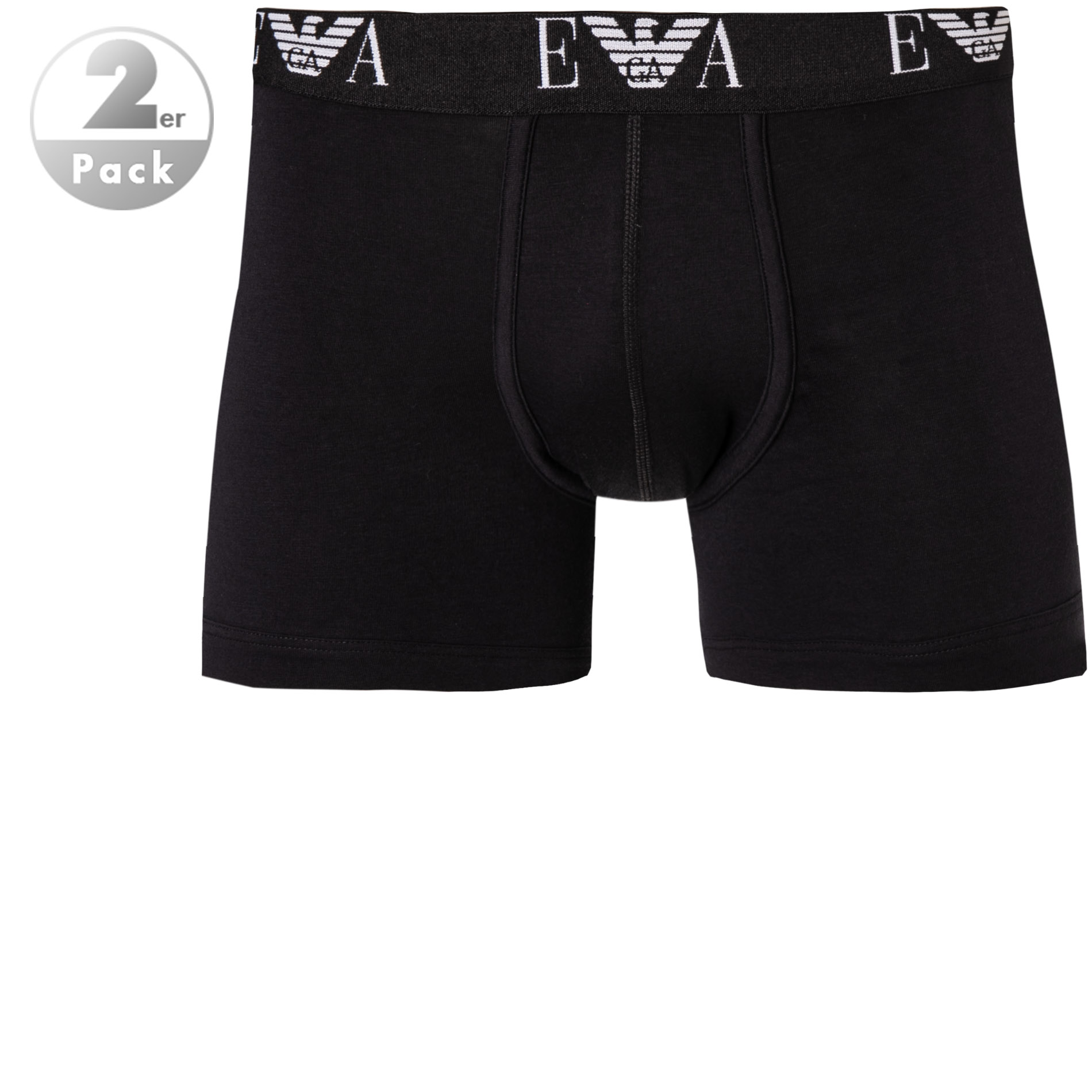 EMPORIO ARMANI Herren Trunks schwarz Baumwolle & Mix unifarben