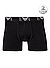 Trunks, Baumwoll-Stretch, schwarz - schwarz