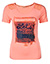 Shirt mit Front-Print - papaya
