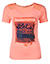 Shirt mit Front-Print - papaya