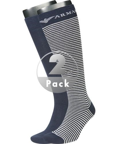 EMPORIO ARMANI Socken 2er Pack 302301/CC114/00035