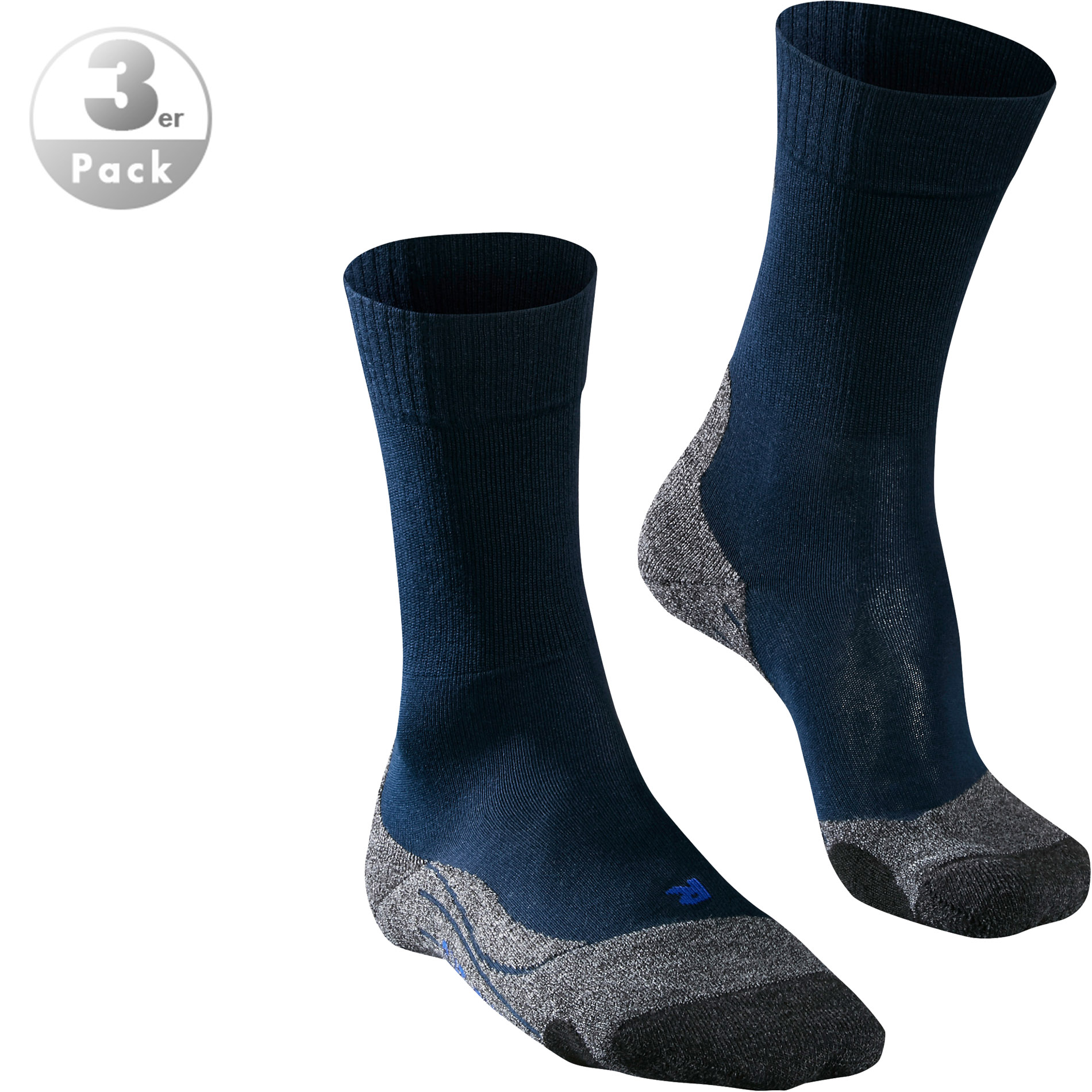 Falke Herren Socken blau Mikrofaser/Funktion unifarben