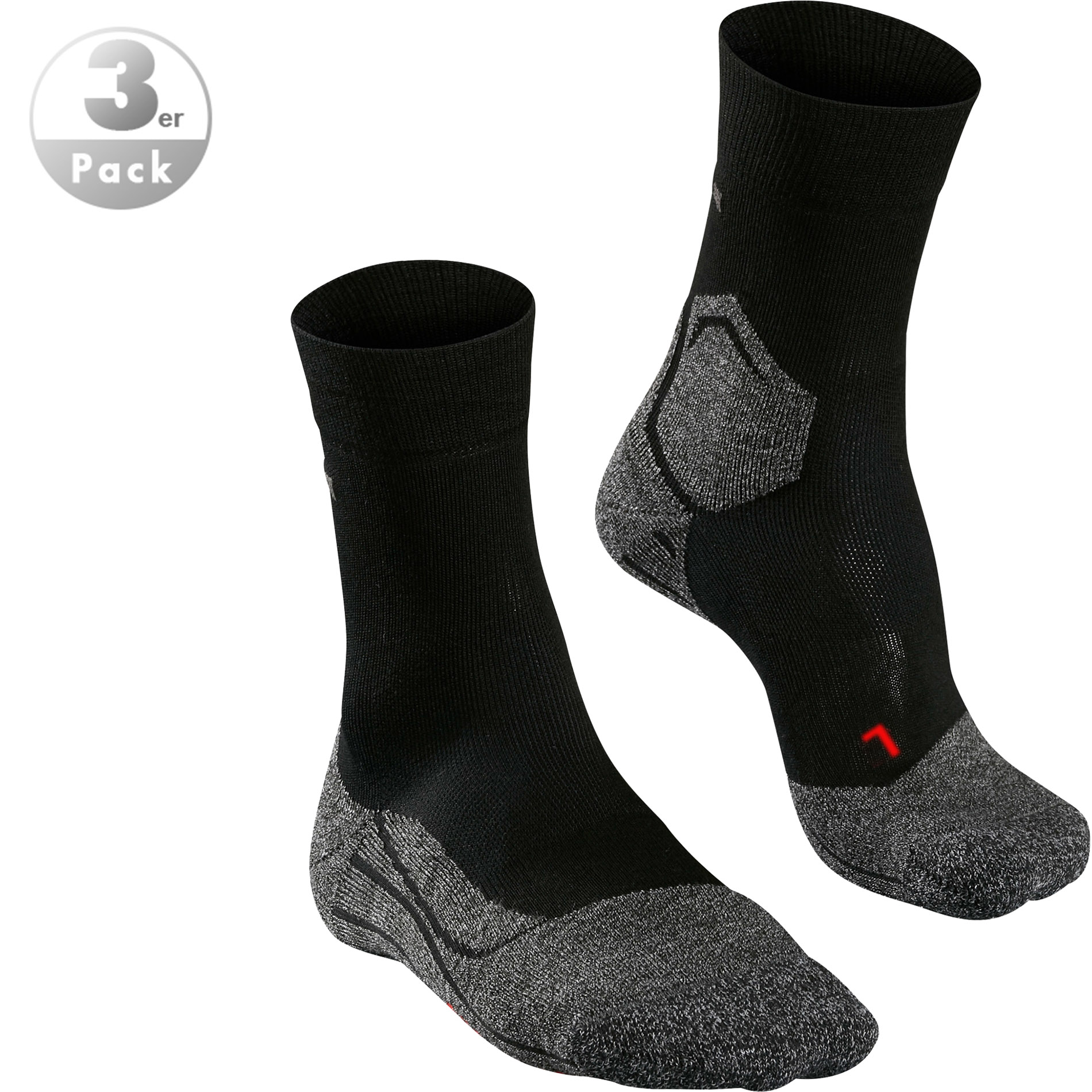 Falke Herren Socken schwarz Mikrofaser/Funktion unifarben