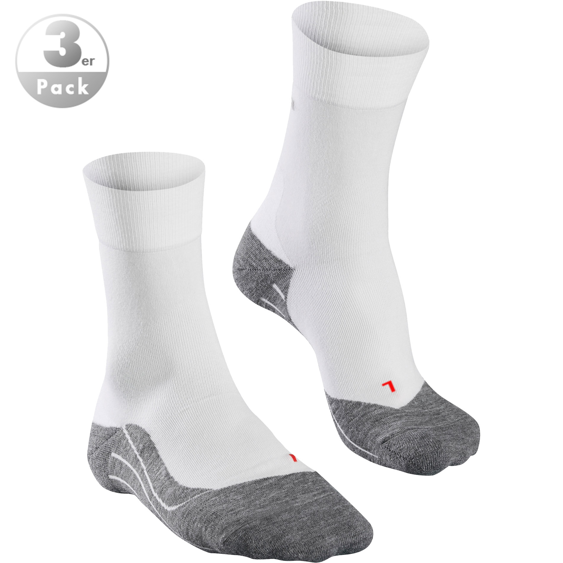 Falke Herren Socken weiß Mikrofaser/Funktion unifarben