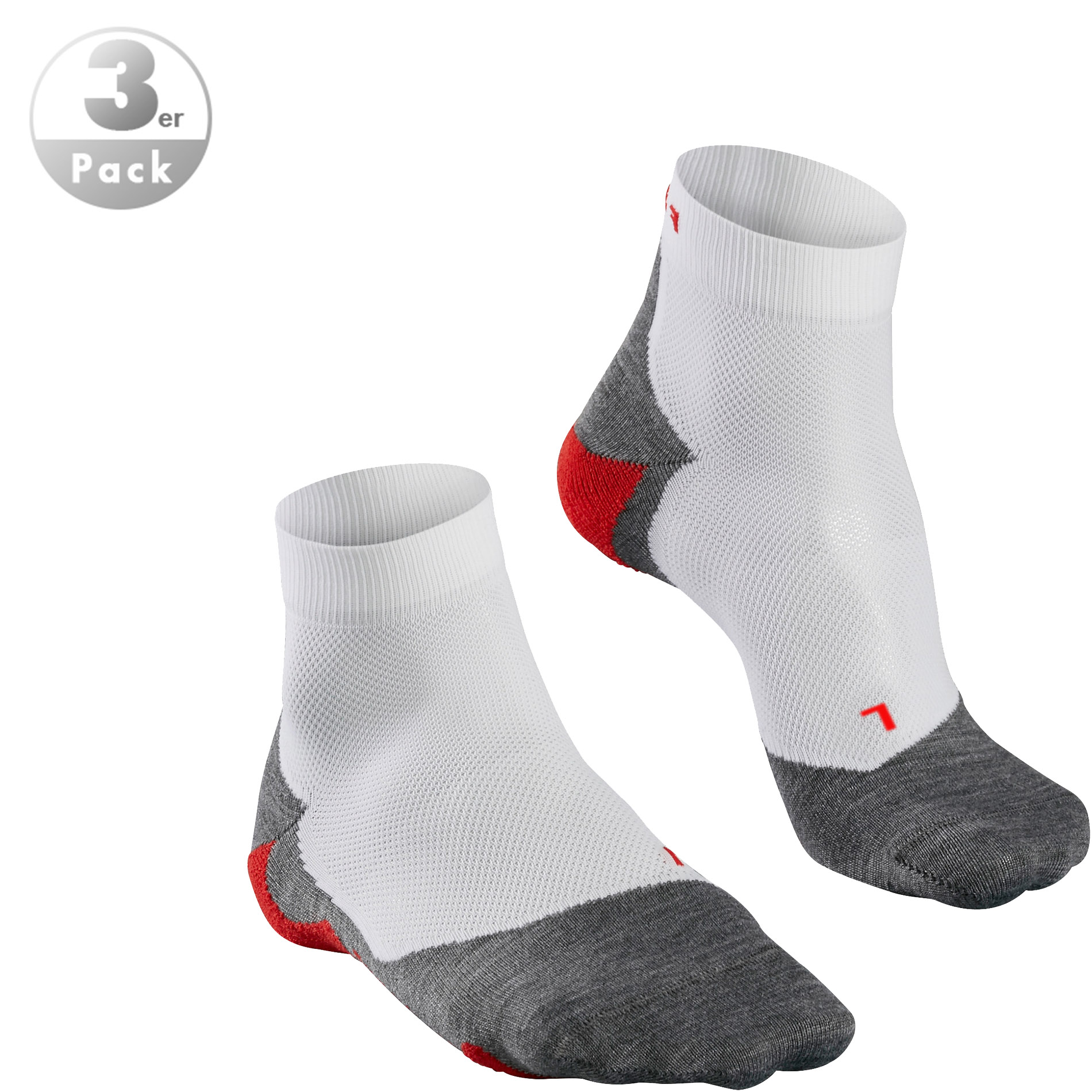 Falke Herren Socken weiß Mikrofaser/Funktion unifarben