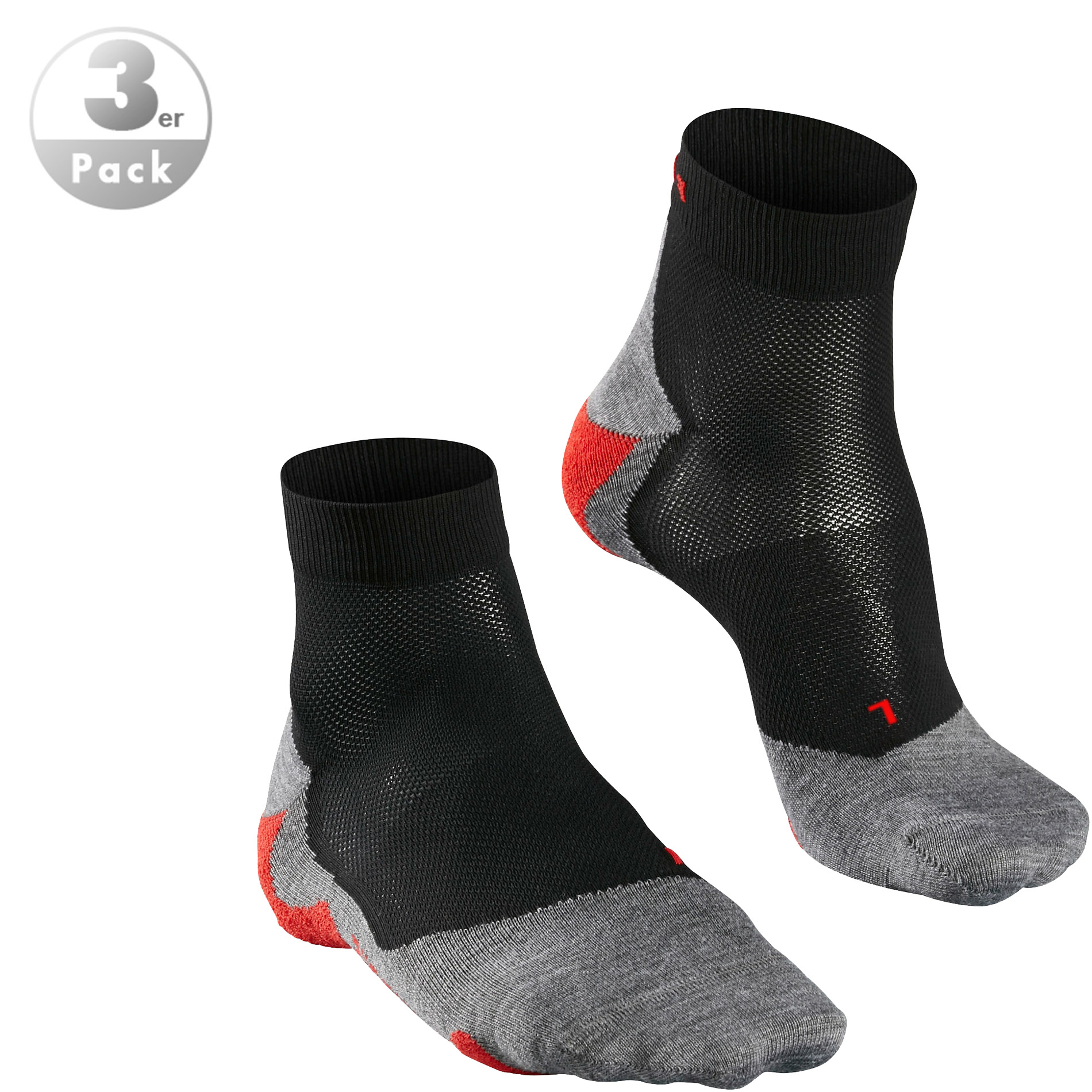 Falke Herren Socken schwarz Mikrofaser/Funktion unifarben