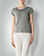 T-Shirt mit Fransenborte - vert de gris (