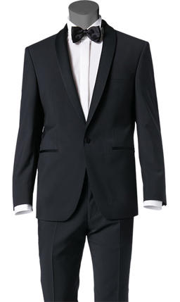 Stylingtipps Beschreibungsbild von DIGEL Smokingsakko Modern Fit 1009320/Jarod/10