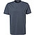 T-Shirt, Baumwolle, navy meliert - blau