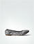 Ballerinas mit Logo-Cut-Outs - silver