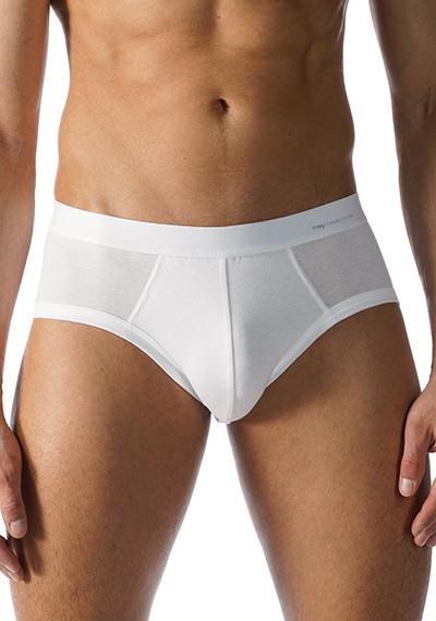 Mey Basics Serie Noblesse Herren Sport-Slip Pants 2813 Weiß Single Pack 1  Pack