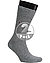 Socken, Baumwolle, hellgrau meliert - middle grey melange
