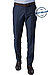 Hose, Slim Fit, Schurwolle Super100, dunkelblau gemustert - marine