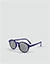 Sonnenbrille in runder Form - navy