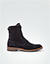Stiefelette mit Kunstfell - navy