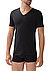 T-Shirt, Baumwoll-Stretch, schwarz - black