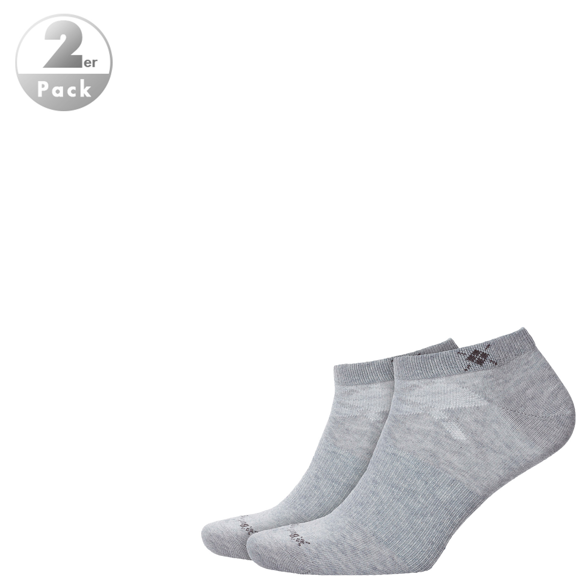 Burlington Herren Socken grau Baumwolle meliert