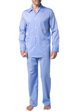 Stylingtipps Beschreibungsbild von DEREK ROSE Pyjama Set 5000/AMAL001BLU