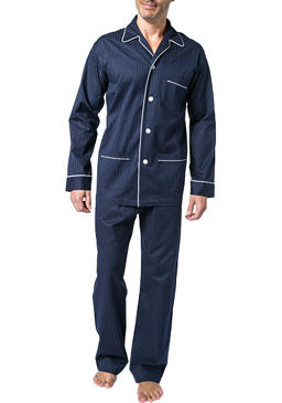Stylingtipps Beschreibungsbild von DEREK ROSE Piped Pyjama Set 5005/ROYA040NAV