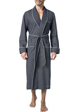 Stylingtipps Beschreibungsbild von DEREK ROSE Piped Dressing Gown 5505/PLAZ021NAV