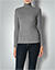 Longsleeve mit Rollkragen - medium grey