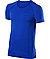 T-Shirt, Comfort Fit, Mikrofaser, royalblau - athletic blue