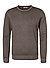 Pullover, Merinowolle, taupe meliert - cappuccino