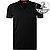 T-Shirts, Regular Fit, Baumwolle, schwarz - black