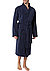 Bademantel, Frottee, blau - blau