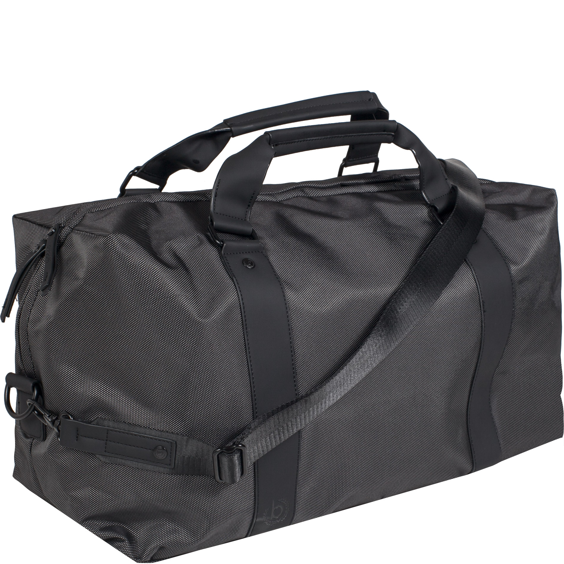bugatti Herren Reisetasche grau Mikrofaser/Nylon meliert