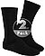 Socken, Baumwolle, black - black