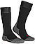 Serie Trekking TK1, Socken, Wolle-Mikrofaser, schwarz-grau - schwarz
