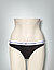 String aus Baumwoll-Stretch - black