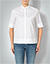 Bluse mit verdeckter Knopfleiste - weiß