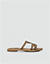 Pantoletten im orientalischen Stil - brown