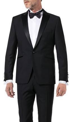 Stylingtipps Beschreibungsbild von Wilvorst Smokingsakko schwarz 471201/10/13661/2