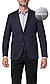 Sakko, Slim Fit, Jersey, navy meliert - dunkelblau
