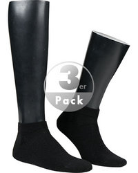 wapiti Freizeitsocken 3erPack schwarz 6510/C06/100