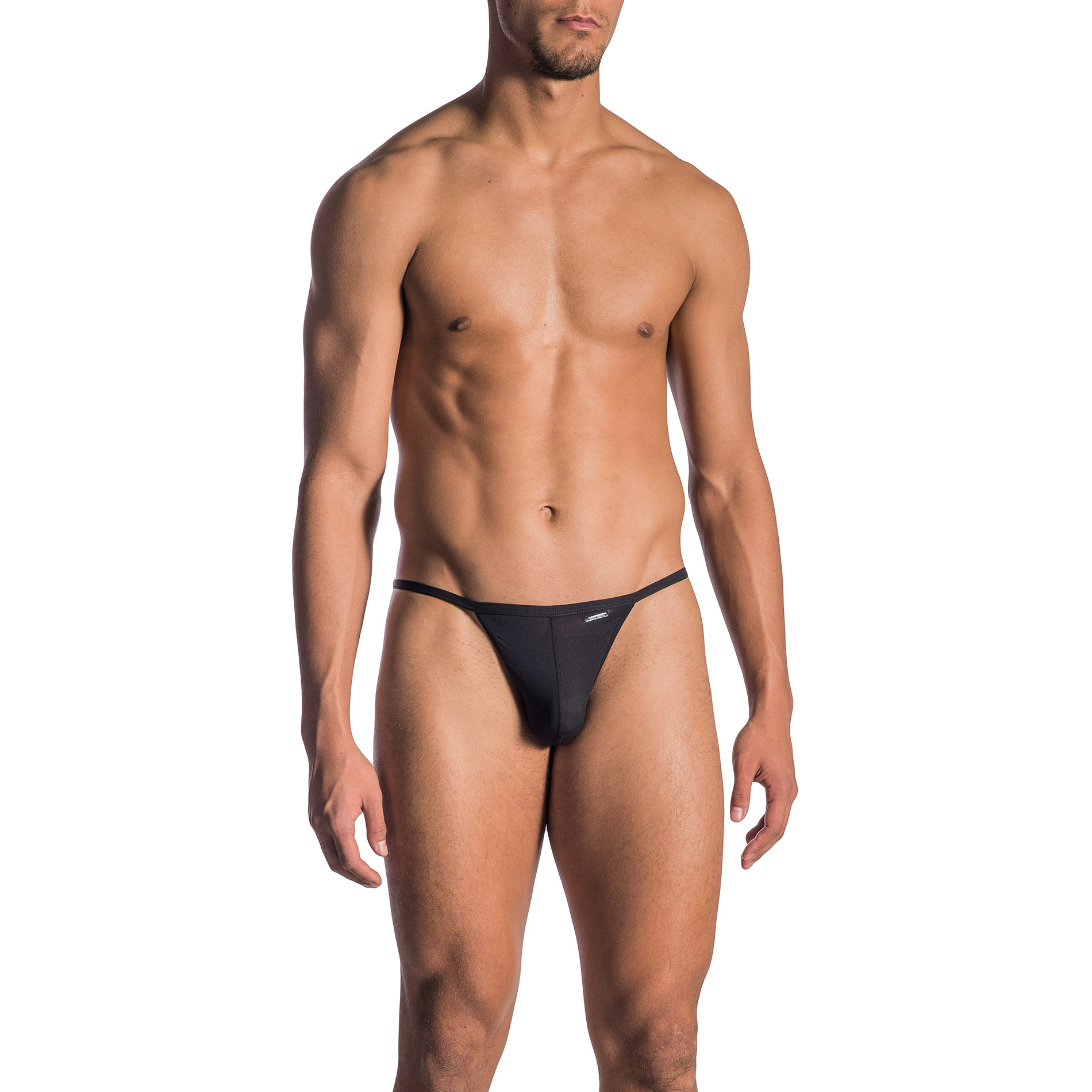 Olaf Benz Herren Tanga Schwarz Mikrofaser/Funktion Unifarben