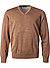 Pullover, Merinowolle, karamell meliert - caramel
