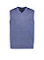 Pullunder, Schurwolle, rauchblau - blaugrau