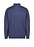 Rollkragenpullover, Merinowolle waschbar, rauchblau meliert - blaugrau