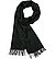 Schal, Reines Kaschmir, schwarz - schwarz