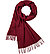 Schal, Reines Kaschmir, rot - dunkelrot