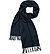 Schal, Reines Kaschmir, navy - dunkelblau