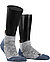 Serie Lodge HP, Socken, Baumwolle, grau-rauchblau meliert - storm
