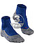 Serie Running RU4, Socken, Mikrofaser-Baumwolle, blau-grau - athleticblue