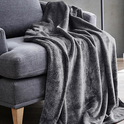 Stylingtipps Beschreibungsbild von bugatti Mikrofaser Plaid anthrazit  3300/850