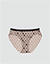 Bikini Slip mit Spitzenborte - vintage pink